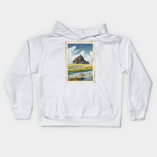 Affiche Mont Saint-Michel - France Kids Hoodie